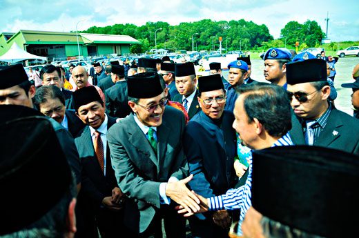 Sultan and Yang Di-Pertuan of Negara Brunei Darussalam visited Sandakan