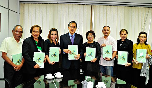 Courtesy visit from the Sabah Fest 2012 Production Crews