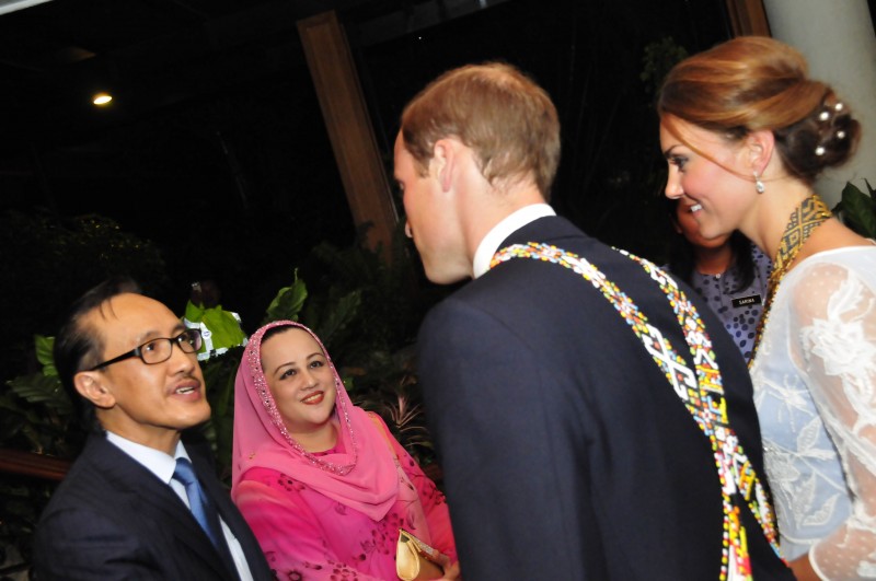 Duke and Duchess of Cambridge in Sabah
