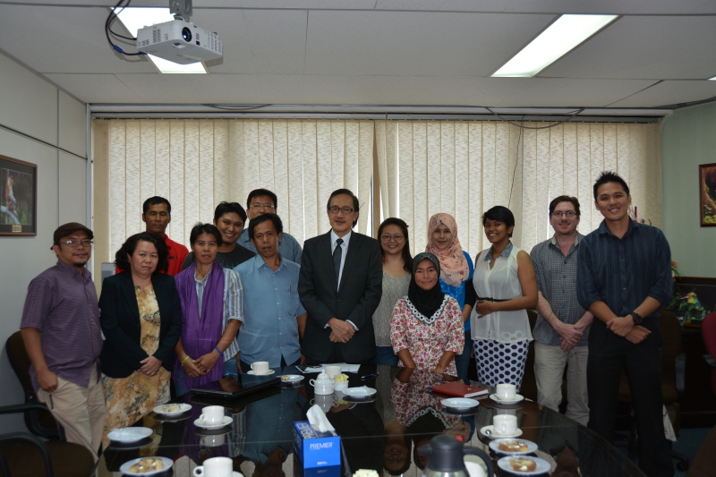 Courtesy call from Borneo Eco Film Festival