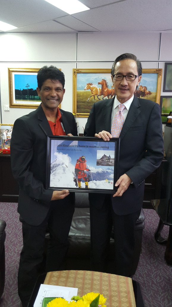 Courtesy visit from Ravi Everest