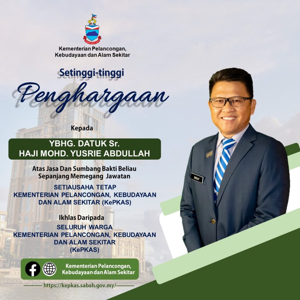 Ministry of Tourism, Culture and Environment Sabah (KePKAS) – Official ...